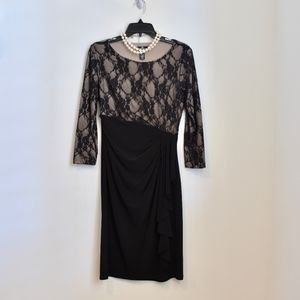 Black Lace Cocktail Dress